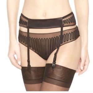La Perla garter ZigZag new black